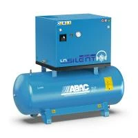 ABAC LN1 A39B 270 T3 DOL Belt Drive Silent Air Compressor - 270L Air Receiver Oil-Lubricated Stationary 13.9 CFM 3 HP 400V