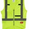Milwaukee Hi-Visibility Vest - Yellow (L / XL) -Air Compressors Sales 4932471889 hero 1 1