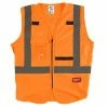 Milwaukee Hi-Visibility Vest - Orange (L / XL) 2 Milwaukee Hi-Visibility Vest - Orange (L / XL) -Air Compressors Sales 4932471892 hero 1 3