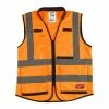 Milwaukee Premium Hi-Visibility Vest - Orange (L/XL) -Air Compressors Sales 4932471899 hero 1 2