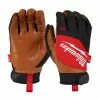 Milwaukee Hybrid Leather Gloves - XXL -Air Compressors Sales 4932471915 2