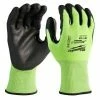 Milwaukee Hi-Vis Cut Level 3 Gloves - XXL -Air Compressors Sales 4932478131 hero 1 1 2