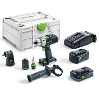 Festool 576471 Cordless Percussion Drill PDC 18/4 5 2/4 0 I-Set-SCA