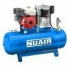 Nuair S-N7NN9P1FPS063 270 Litre Professional / Honda Petrol Belt Drive Air Compressor - 33.3 CFM 11 HP 10 Bar -Air Compressors Sales blue nb7 9s 200 f honda n7ln8p1nua