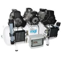 Fini 200L Pro Clinic+Air OF900 Oil-less Tandem Direct Drive Air Compressor - 25.4 CFM