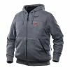 Milwaukee M12HHGREY3-0 Grey Premium Heated Hoodie (Large) -Air Compressors Sales m12hhgrey3 0 xl 10 3