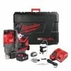 Milwaukee M18FMDP-502C M18 FUEL™ 18V Magnetic Drilling Press Kit - 2x 5Ah Batteries, Charger And Case -Air Compressors Sales m18 fmdp 502c hero 08