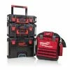Milwaukee Packout Bundle With 3 Piece Toolbox System And Tech Bag -Air Compressors Sales mpackout9 3