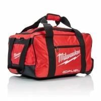 Milwaukee Wheeled Tool Bag - Plastic And Rubber Castors Padded Adjustable Shoulder Strap Holds Up To Six Cordless 18V Power Tools 3 Milwaukee Wheeled Tool Bag - Plastic And Rubber Castors Padded Adjustable Shoulder Strap Holds Up To Six Cordless 18V Power Tools