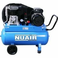 Nuair 50 Litre Professional Belt Drive Stationary Air Compressor - 9 CFM 2 HP