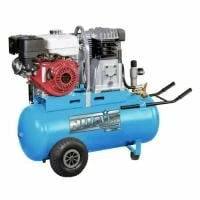 Nuair 100 Litre Professional / Honda Petrol Belt Drive Air Compressor - 16.2 CFM 9 HP