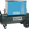 Nuair S-36FR504FPS076 100 Litre Professional Silenced Portable Belt Drive Air Compressor - 11.6 CFM 3 HP -Air Compressors Sales s 36fr504fps076