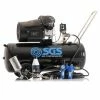 SGS 100 Litre Direct Drive Air Compressor & Spray Gun Kit - 14.6CFM 3.0HP 100L -Air Compressors Sales sc100v k2 v2