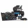 SGS 50 Litre Direct Drive Air Compressor & 71pcs Air Tool Kit - Impact Wrench Die Hammer Ratchet & Grinder - 9.6CFM 2.5HP 50L -Air Compressors Sales sc50h k3 2