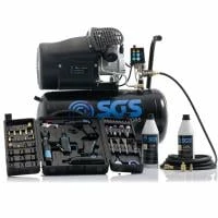 SGS 50 Litre Direct Drive Air Compressor With 71 Pieces Air Tool Kit - 14.6CFM 3.0HP 50L 3 SGS 50 Litre Direct Drive Air Compressor With 71 Pieces Air Tool Kit - 14.6CFM 3.0HP 50L
