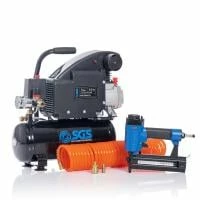 SGS 8 Litre Air Compressor & Nail Gun Kit - 5.5CFM, 1.1HP 3 SGS 8 Litre Air Compressor & Nail Gun Kit - 5.5CFM, 1.1HP