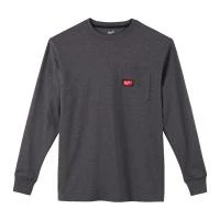 Milwaukee 4933478239 Heavy Duty Pocket Shirt - Grey (Large)