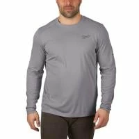 Milwaukee 4933478192 Warm Long Sleeve Shirt - Grey (XXL)
