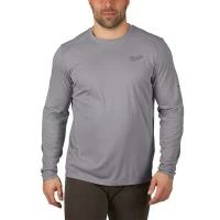 Milwaukee 4933478190 Warm Long Sleeve Shirt - Grey (L)