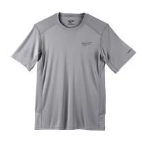 Milwaukee 4933478197 Workskin™ Lightweight Performance Short Sleeve Shirt - Grey (Extra Large)