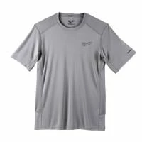 Milwaukee 4933478196 Workskin™ Lightweight Performance Short Sleeve Shirt - Grey (Large)